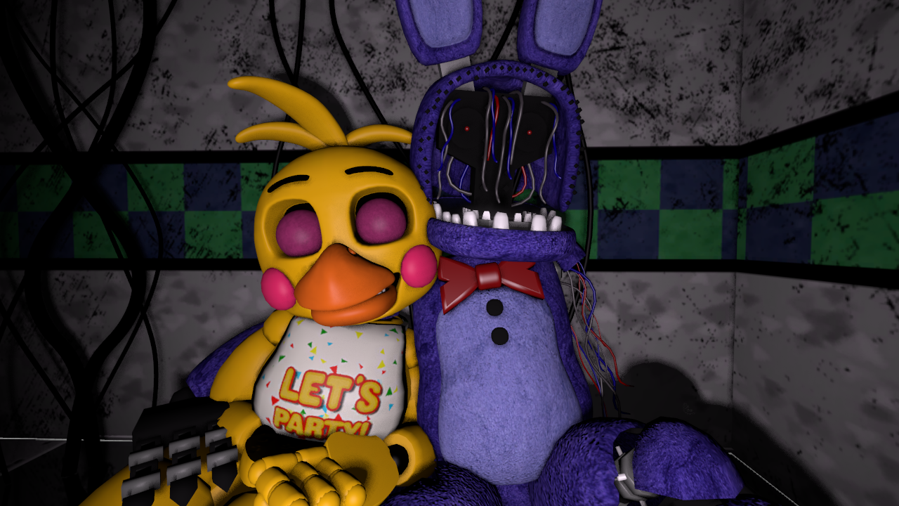 Withered Bonnie and Withered Chica 🐰🐤