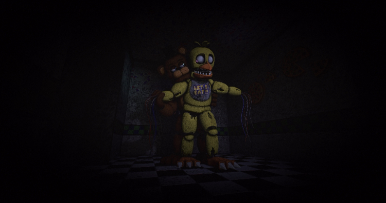 DINO2️⃣0️⃣🅱RYAN on X: FNAF 2 Ladies Night: Withered Chica (I