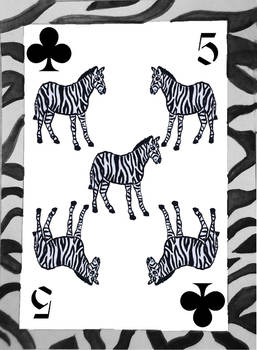 African Animal Playing Cards