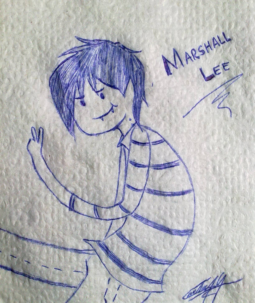 Marshall in napkin by NaruHina1526