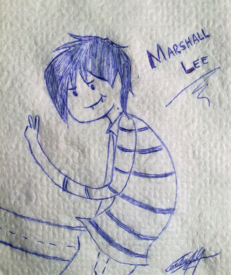 Marshall in napkin by NaruHina1526