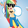 Beach Tomboy Rainbow Dash Miss Loyalty