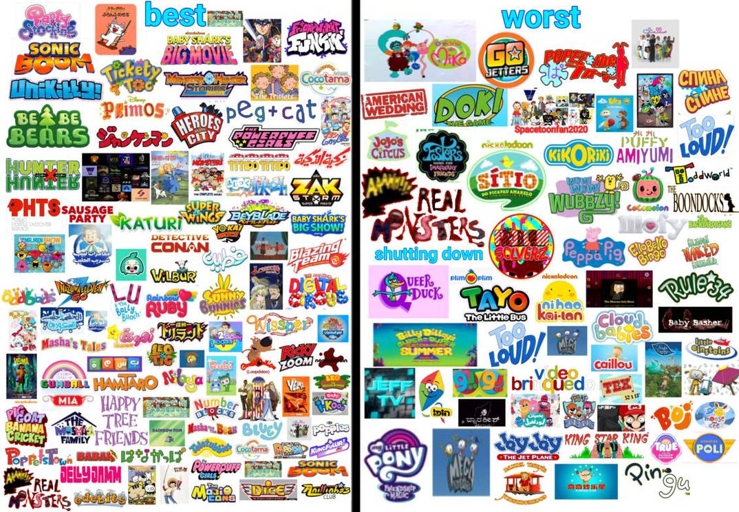 My Best to worst shows 2020 by tiya2025 on DeviantArt