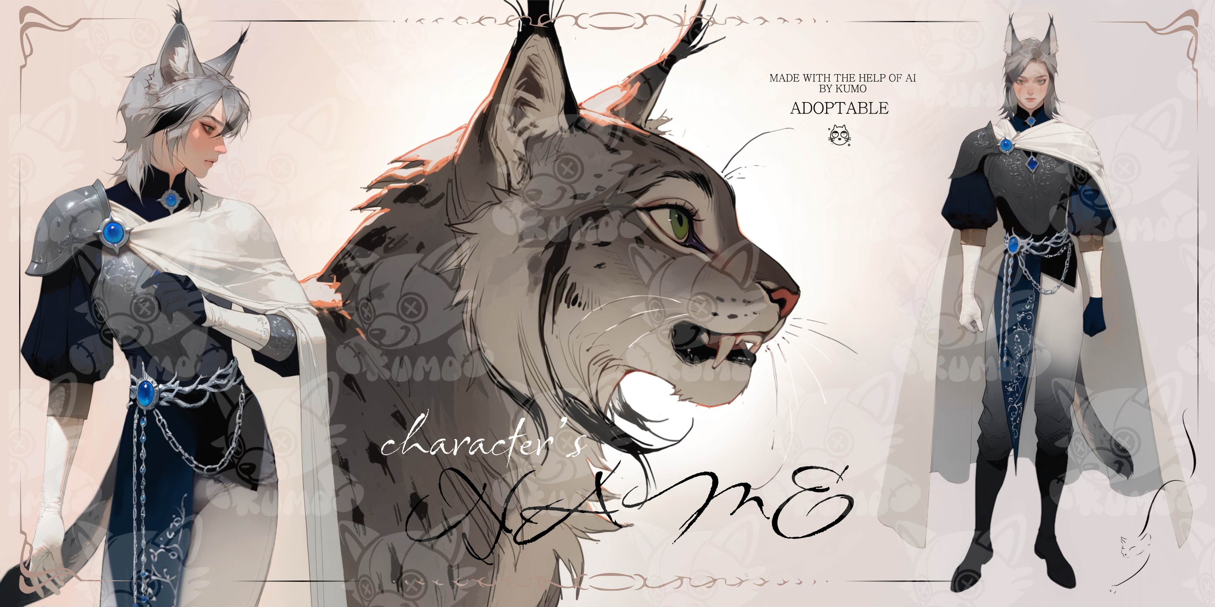 OPEN ADOPTABLE AUCTION I FELINES #6 LYNX
