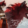 OPEN ADOPTABLE AUCTION I CANINES #2 RED WOLF