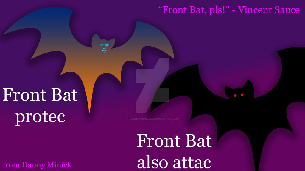 Bat R Entry Graphics Front Bat Vector Art by dannyminick on DeviantArt