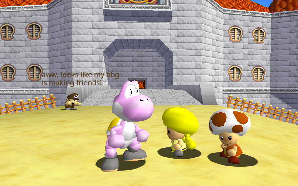Mario Embarrassed Pink Yoshi and Super Mario's Embarrasing Moments by JacobsJabalinJunk ...