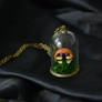 Kabuto Pokemon Bell Jar Necklace