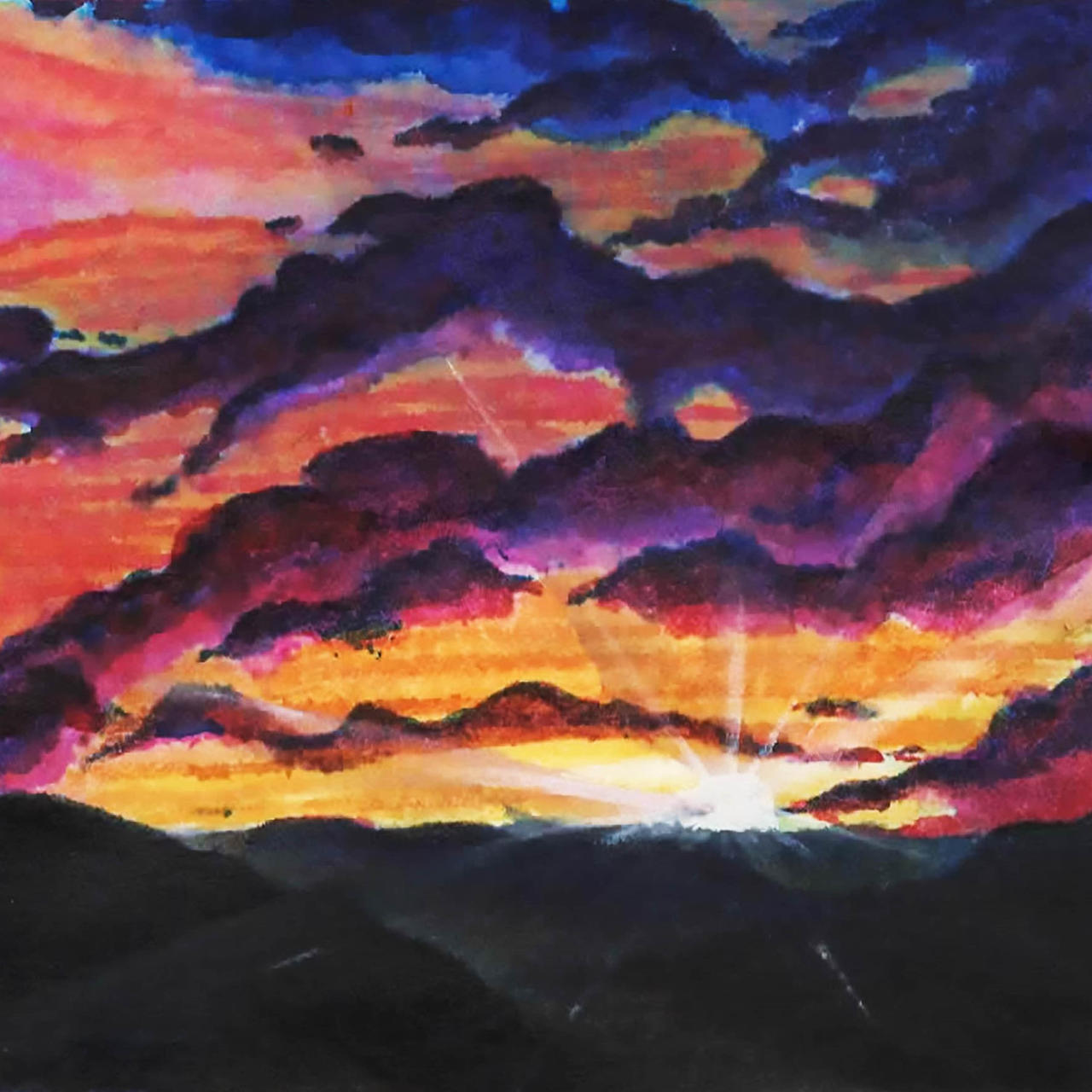 Sun Rising On Ink Ink Sunset 2020 by CaitlinMS-Art on DeviantArt