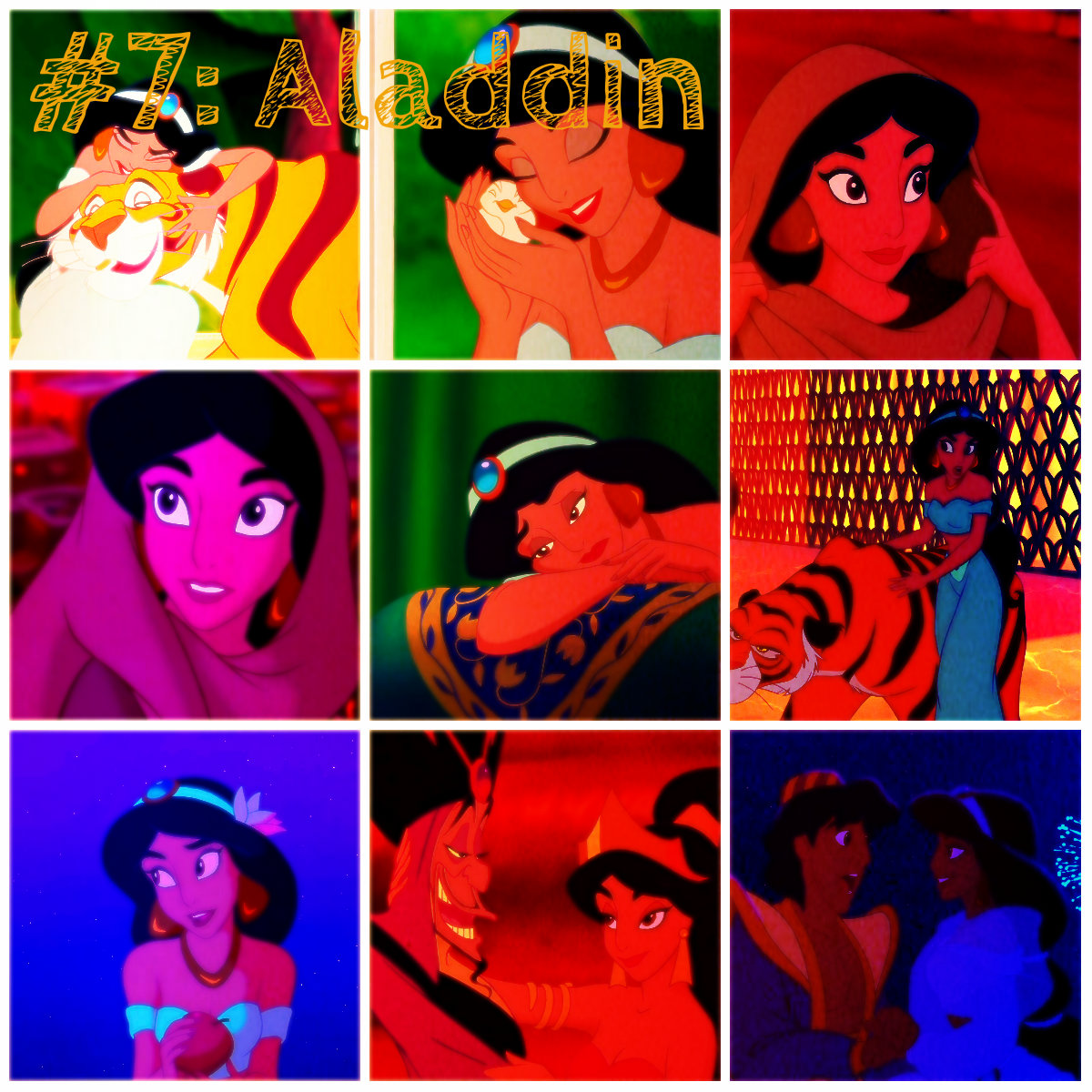 Aladdin collage