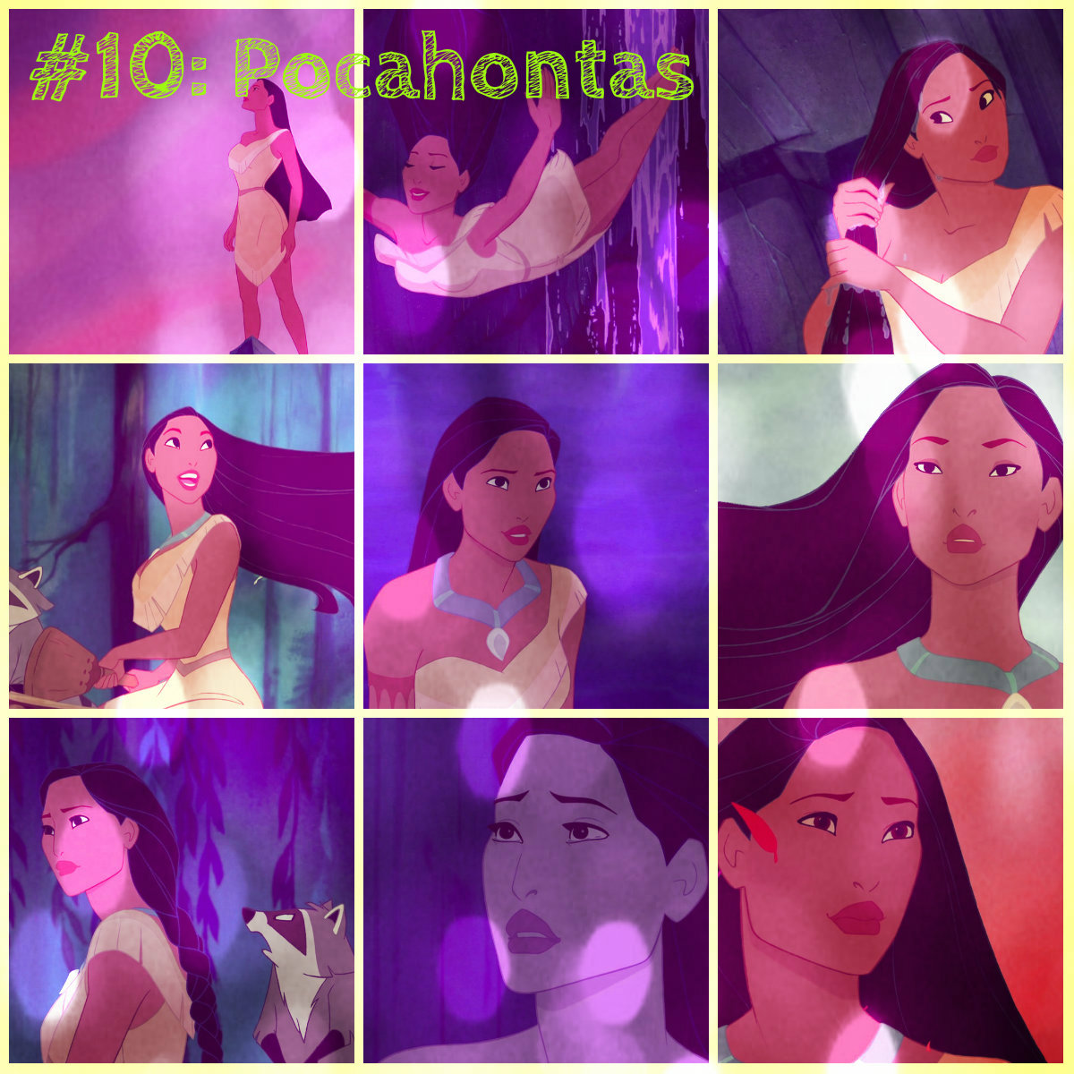 Pocahontas collage