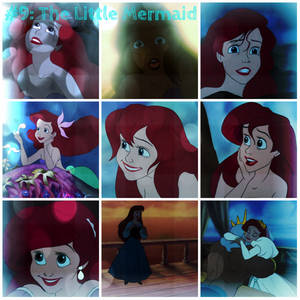 The Little Mermaid collage