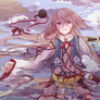 Touken Ranbu: purple clouds