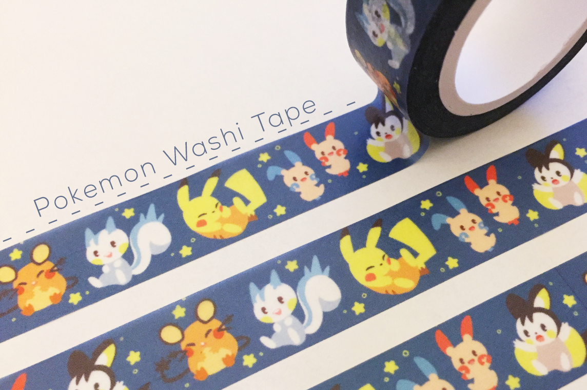 Washi Tape: Pokemon Electric Rodents