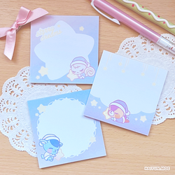 Stationery: ACNH Starry Dreams Memo Pads