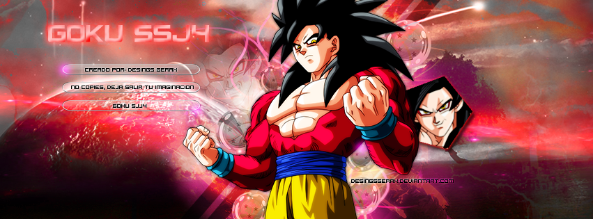 Portada Uso Libre: Goku Ssj4 by DesingsGerax on DeviantArt Portada Uso Libre: Goku Ssj4 by DesingsGerax on DeviantArt