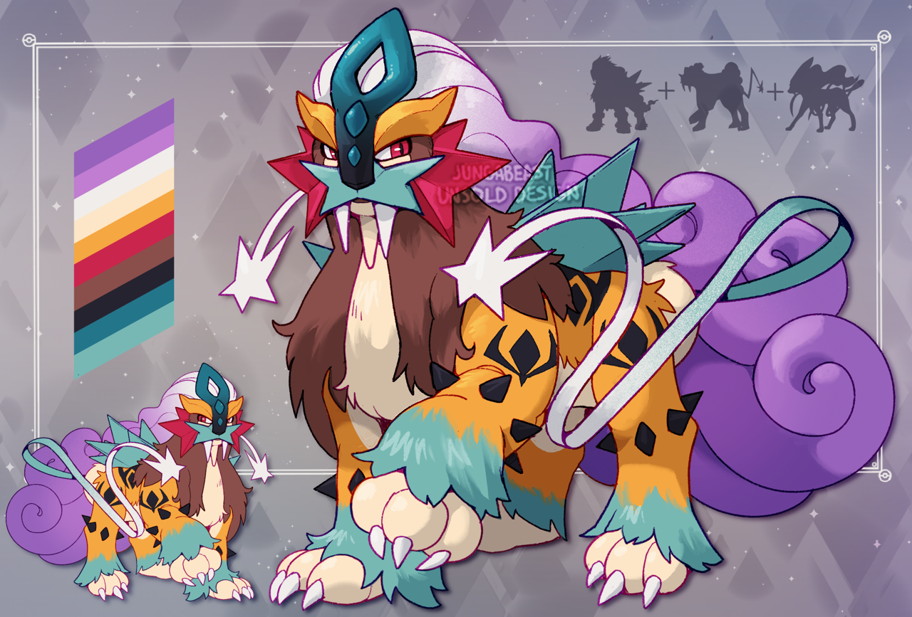 Suicune Raikou Entei - Wallpaper by JoJoesArt on DeviantArt