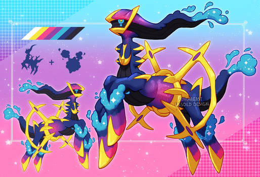 Arceus + Cosmog Pokefusion