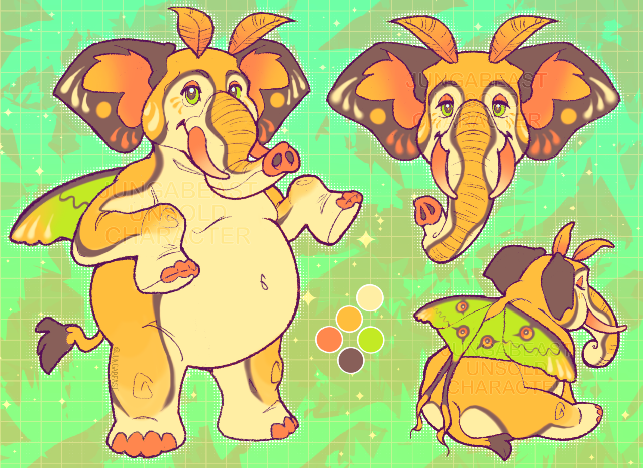 Mlp Elephant Deviantart Luna Elephant Adoptable by JungaBeast on DeviantArt