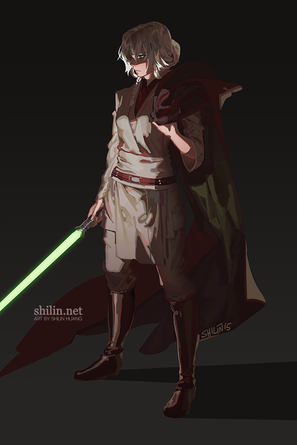 Jedi Veloce - piece for patreon by shilin on DeviantArt