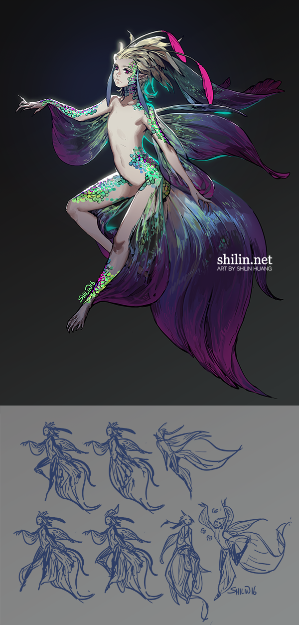 Mermaid - design for patreon