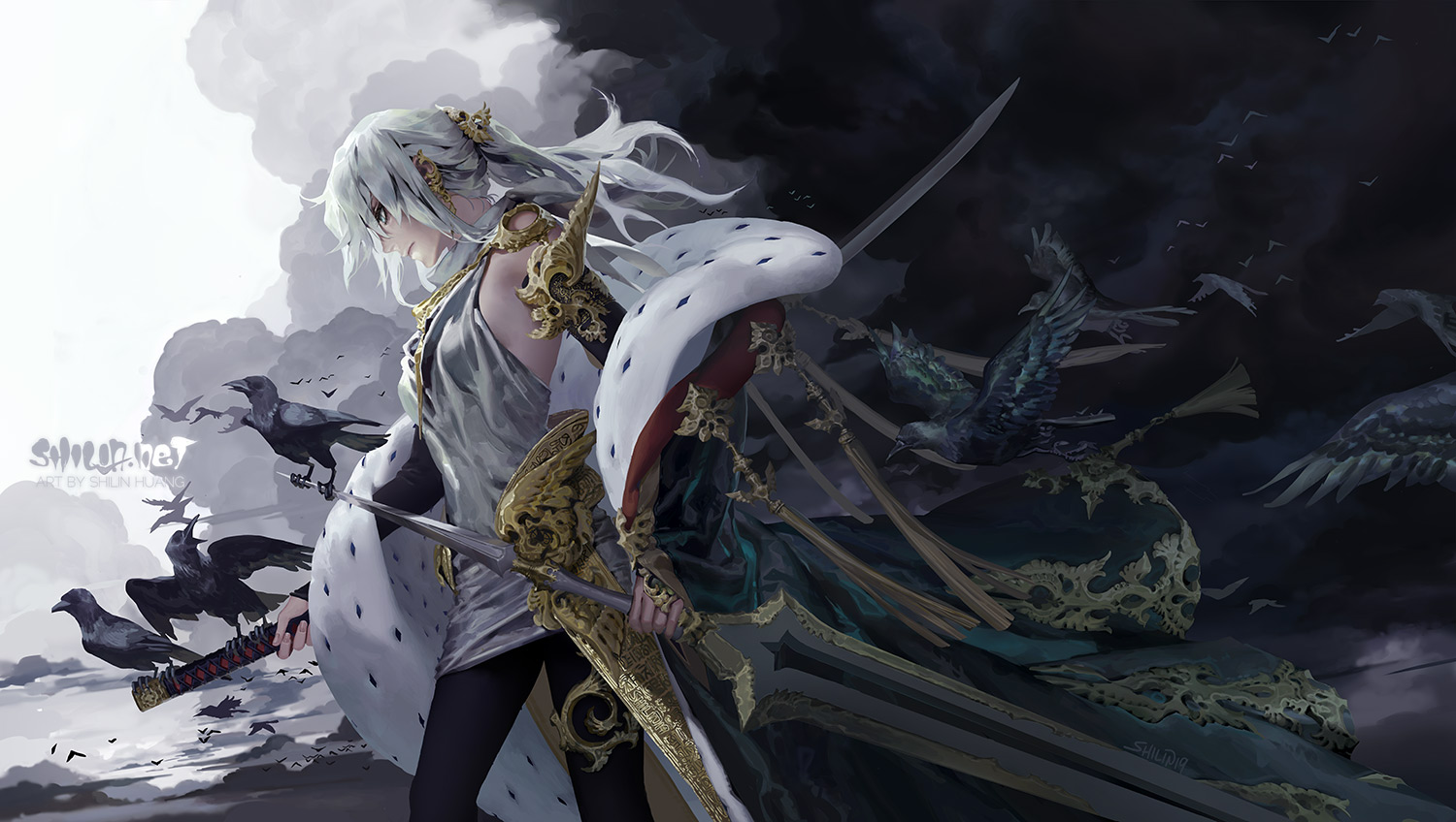 The augur / The queen of swords