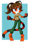 C The fighter by LynxyFluffyBuns