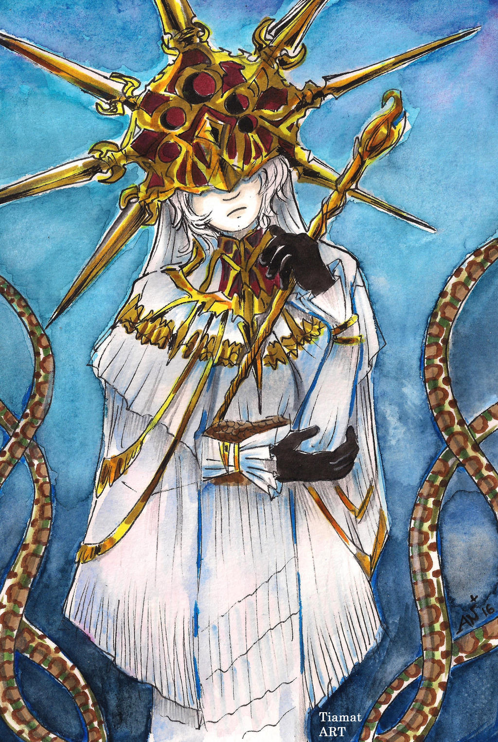 Dark Sun Gwyndolin by TiamatART on DeviantArt