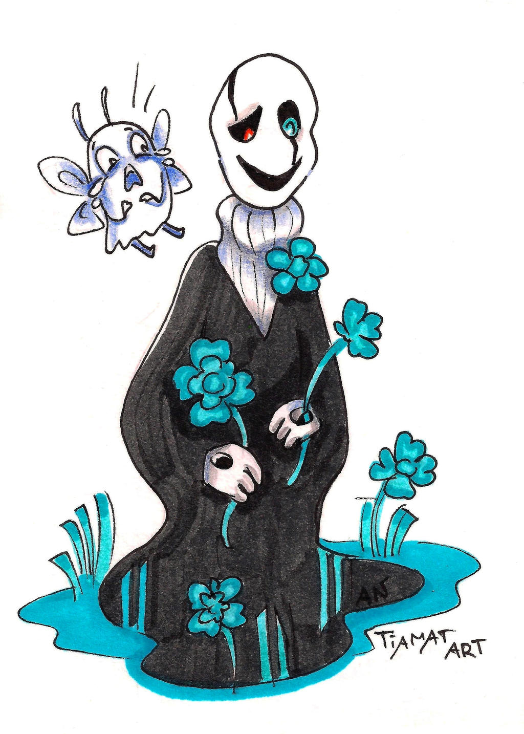 Ultra Tale Gaster Undertale: Gaster by TiamatART on DeviantArt