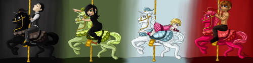 Chibi Horsemen by Sonten