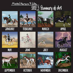 ModelHorses4life | 2023 Art Summary