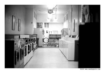 lonely laundromat...