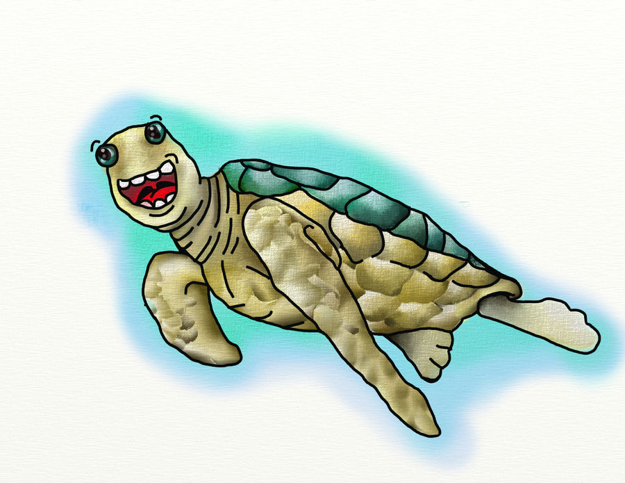 The Hyperactive Turtle overly excited turtle by Susannah26 on DeviantArt