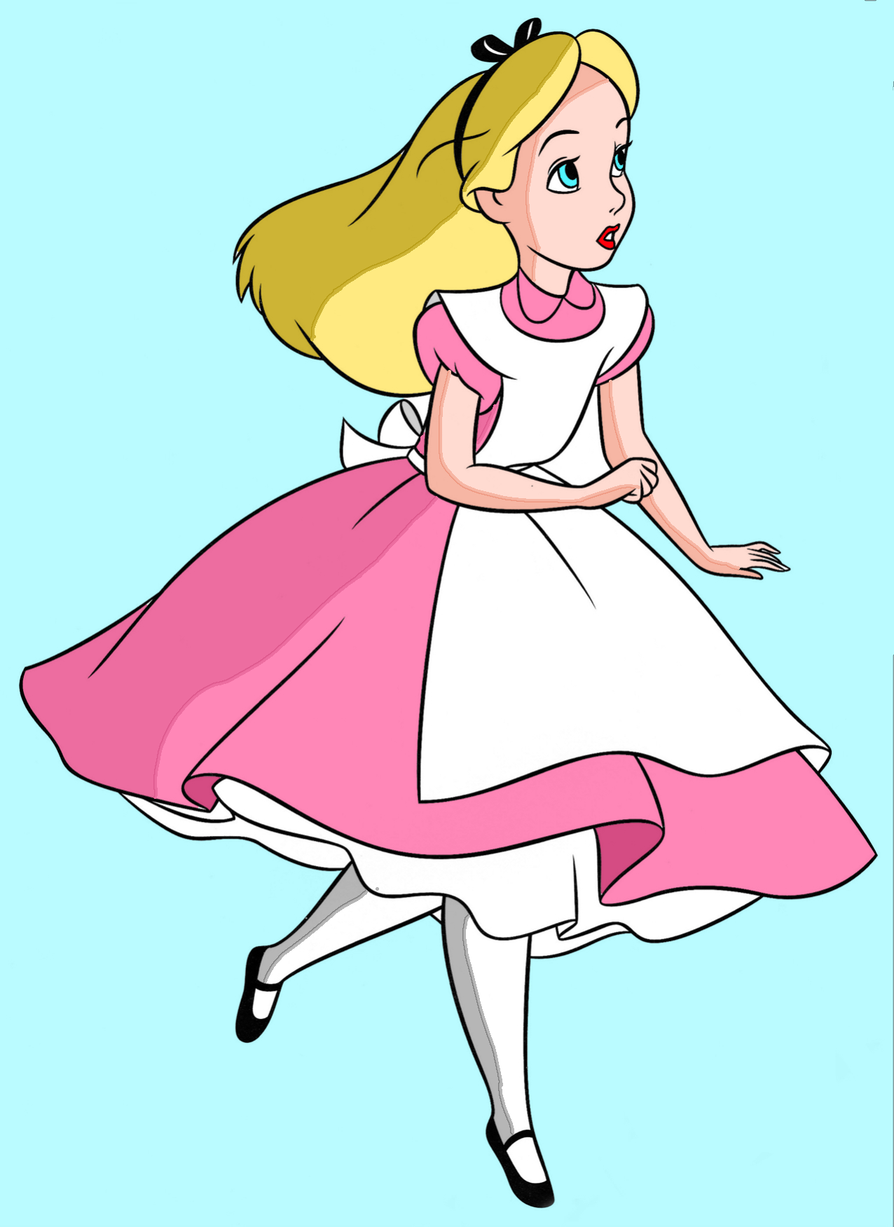 Alice in a pink dress. by PrincessSophia2007 on DeviantArt