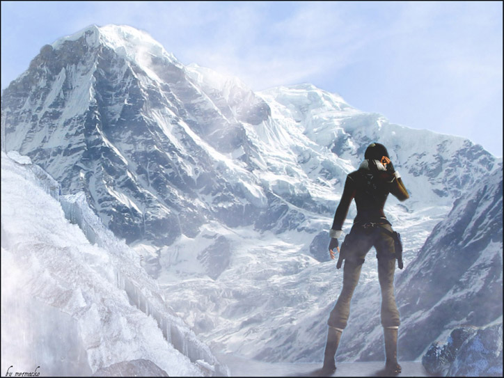 Lara in the Himalayas