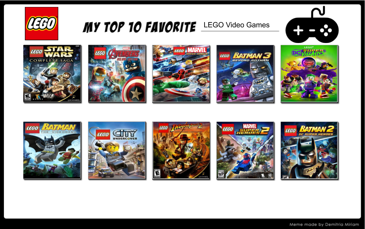 Top 10 discount lego games
