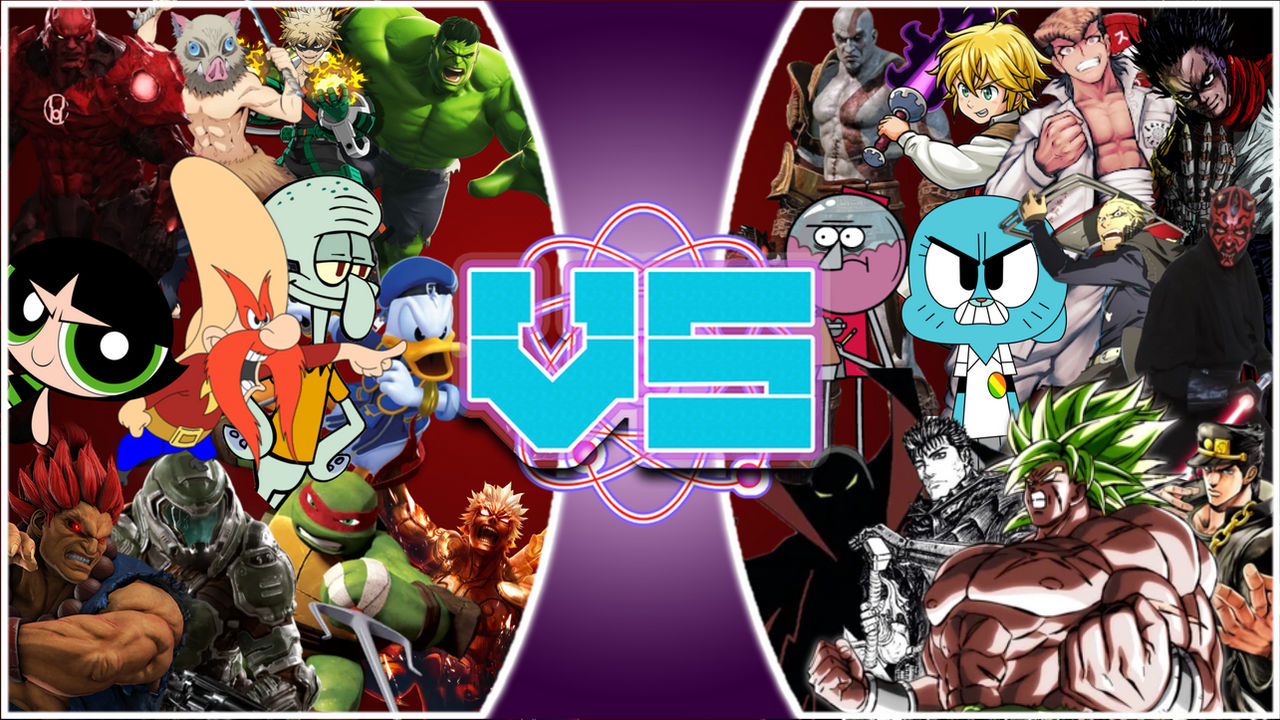Rewind Vs Rumble Rewind Rumble Rage free-for-all by BLA5T3R on DeviantArt