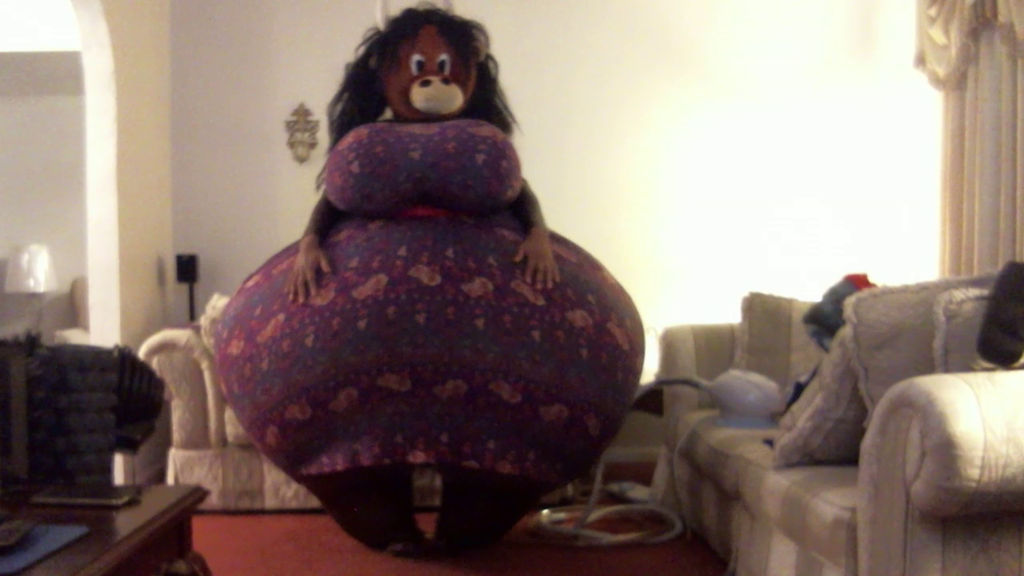 Pear Inflatoin Pear inflation in purple dress 2 by wrenspot on DeviantArt