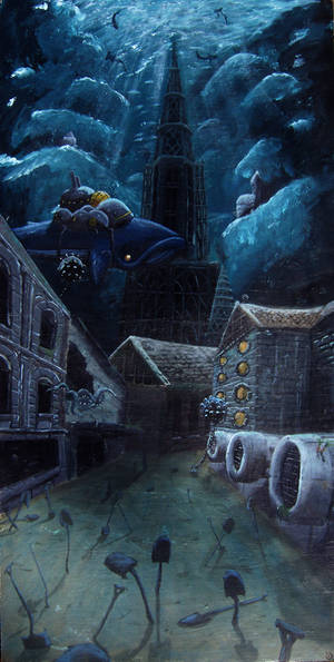 Sunken Ruin by CharlesVitic Sunken Ruin by CharlesVitic
