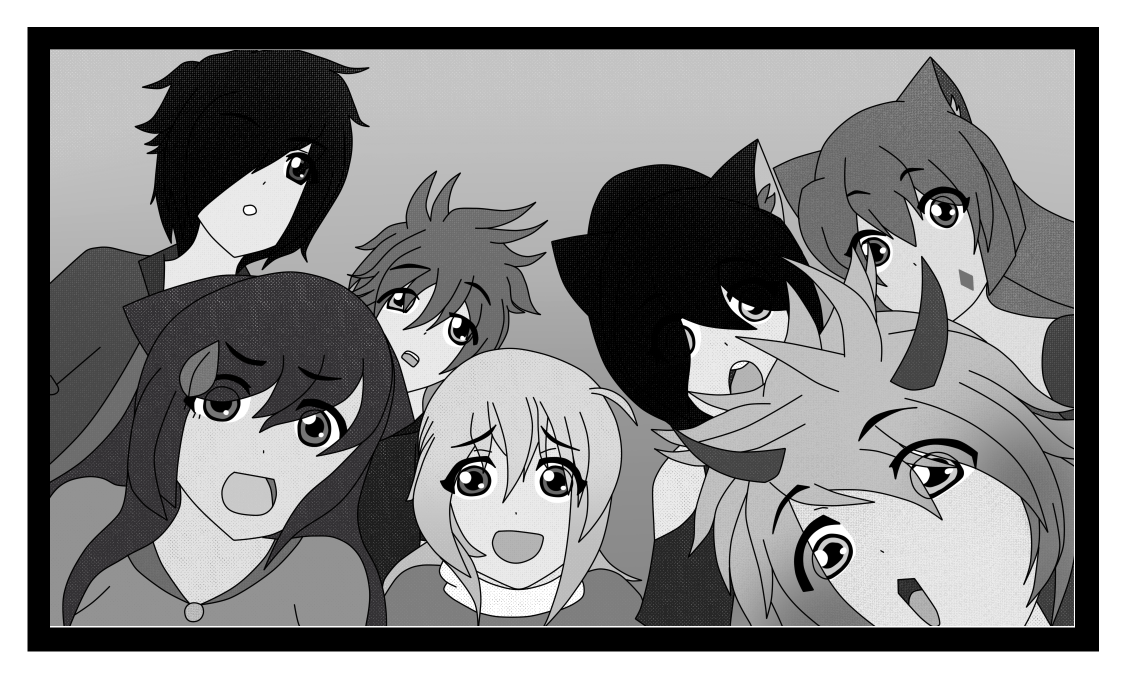 Anime Group Base #6 by MarikaBase on DeviantArt