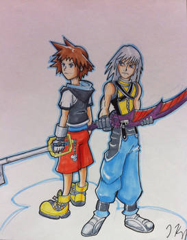 Sora and Riku