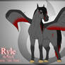 Ryle the black pegasus
