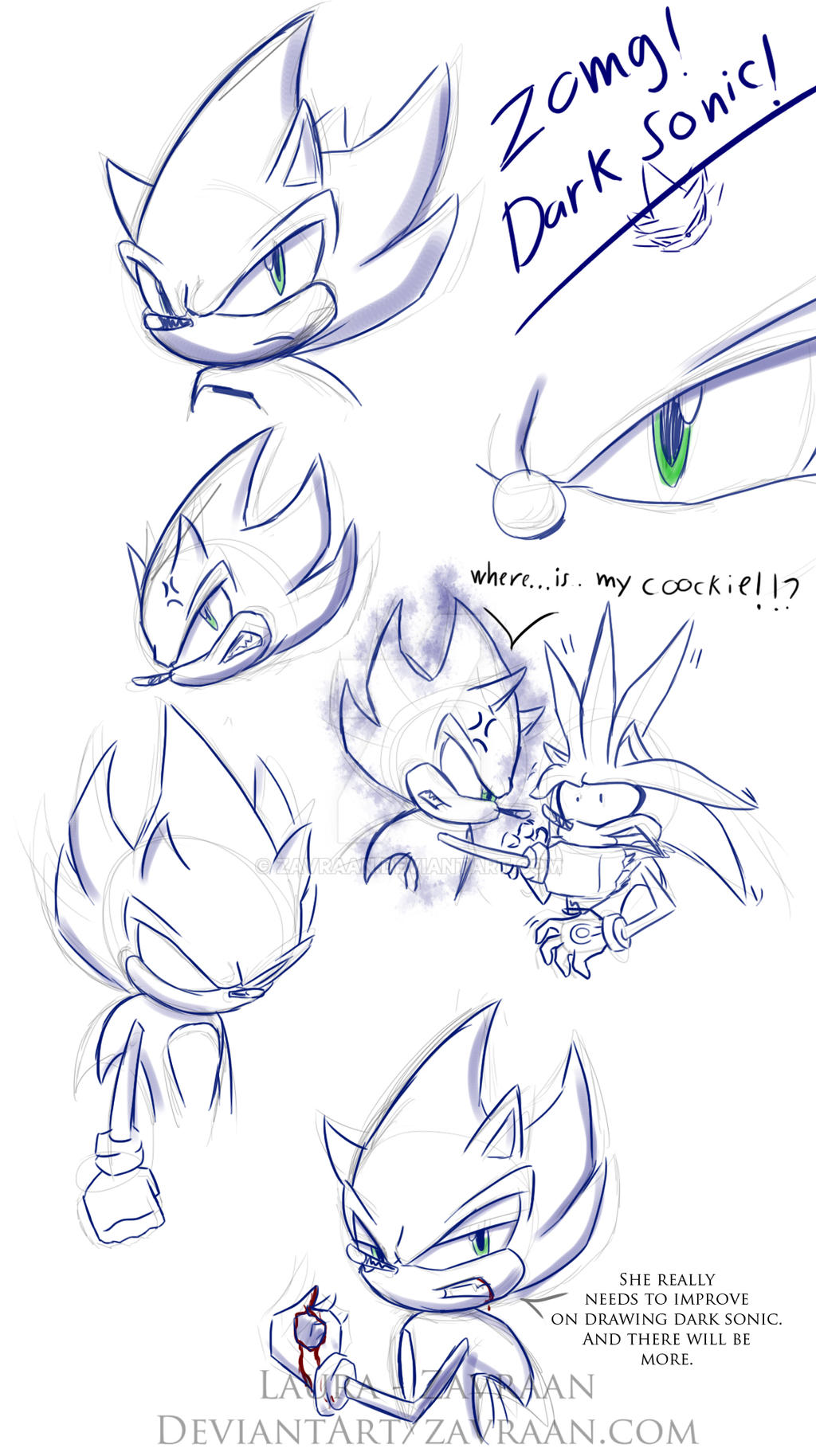 Dark Sonic Sketches By Zavraan On DeviantArt dark-sonic-sketches-by-zavraan-on-deviantart