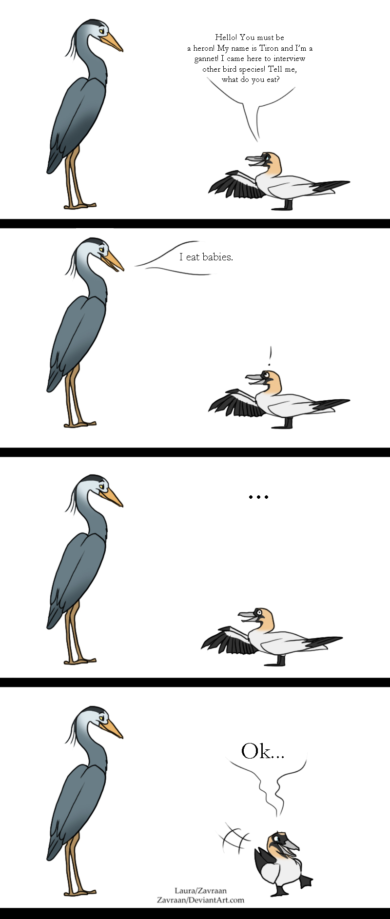 A heron