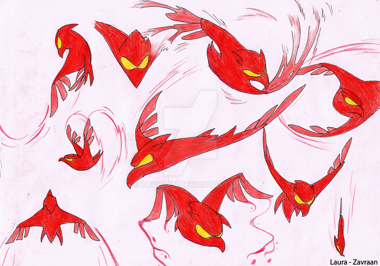 Sonic eagle form sketches