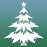 Christmas card - christmas tree