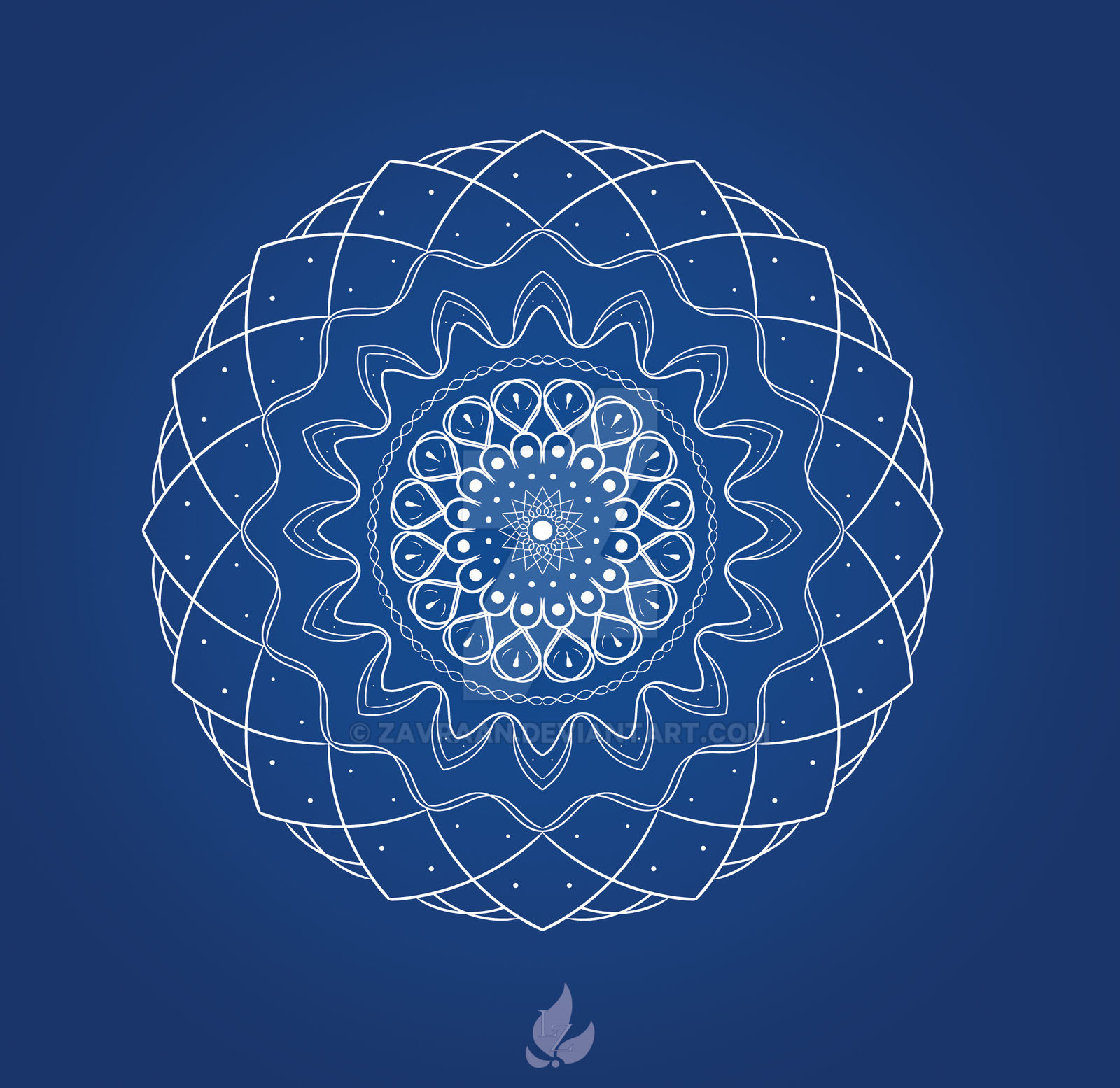 Blue Lace Square Pattern Blue lace pattern by Zavraan on DeviantArt