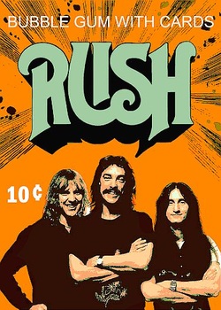 Rush Bubblegum Trading Cards Wrapper