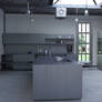 Industrial design kitchen