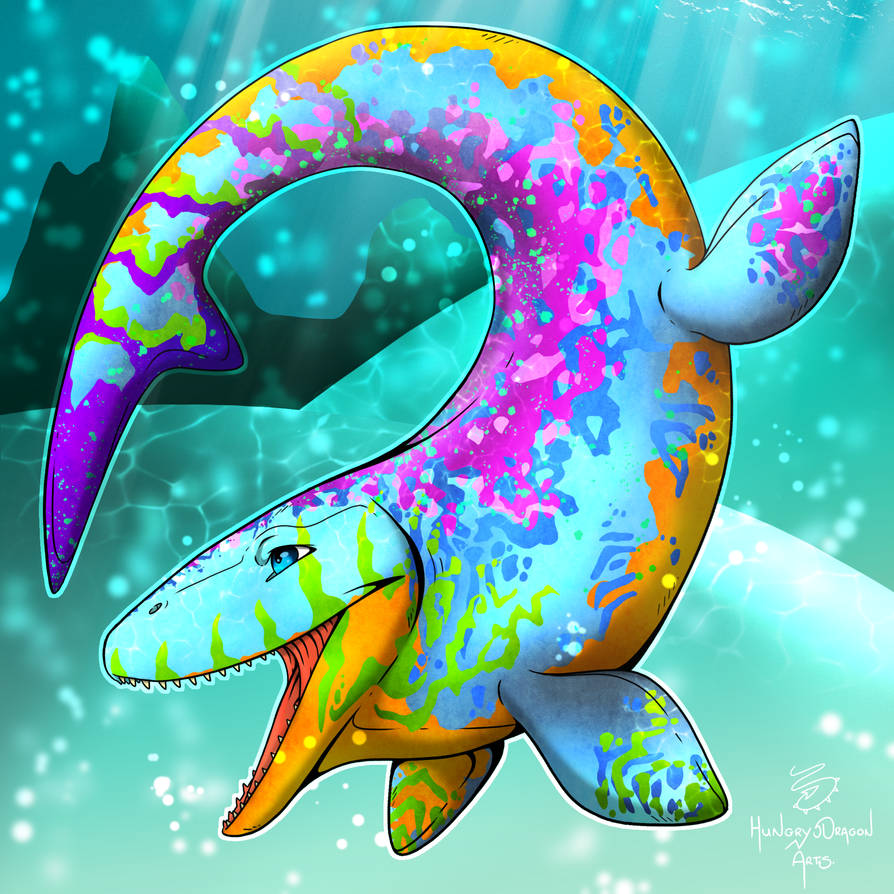 Mosasaurus by HungryDragonArts on DeviantArt
